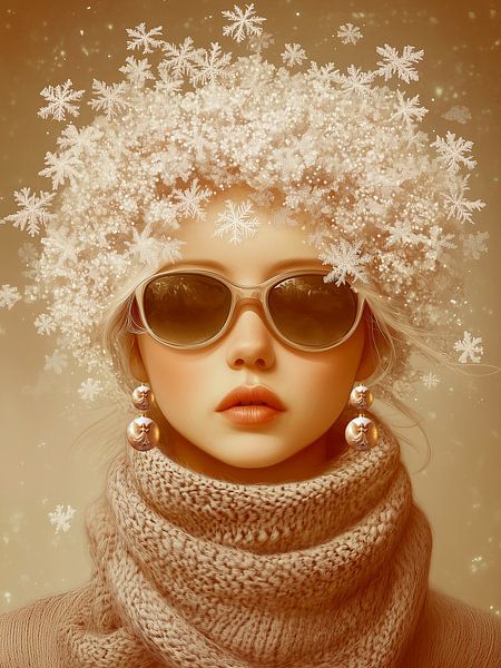 Kerstengel Orange Tangerine van Bianca ter Riet