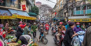 Hanoi Straßenszene von WvH