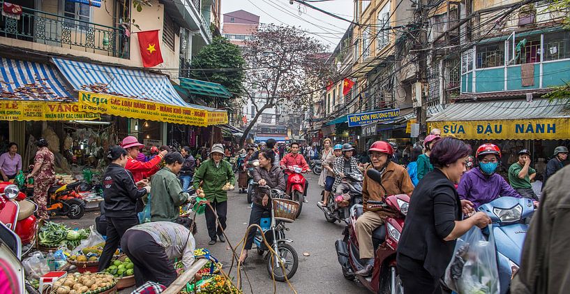 Scène de rue à Hanoi par WvH