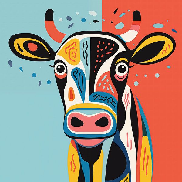 Cow abstract by KoeBoe