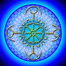 Crystal Mandala-JESUS LOVE-EL'ACHAI-I am here by SHANA-Lichtpionier thumbnail