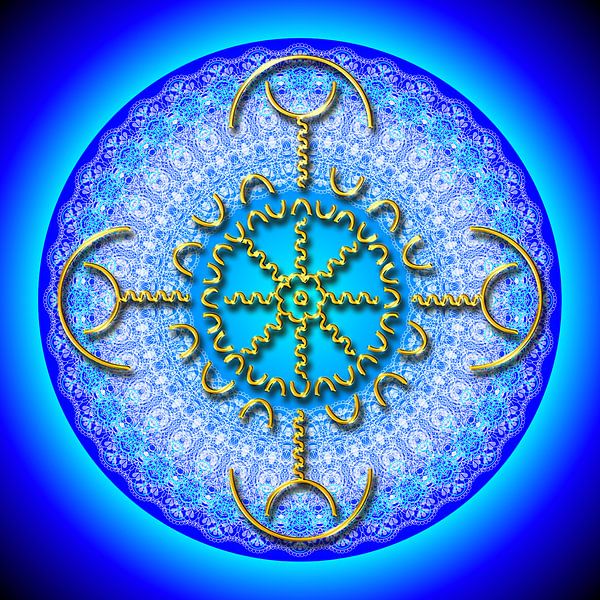 Crystal Mandala-JESUS LOVE-EL'ACHAI-I am here by SHANA-Lichtpionier