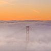 Golden Haze, San Francisco, USA von Aloke Design