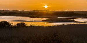 Coucher de soleil au-dessus des Polders de Kroon