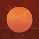 Modern Japandi sun abstraction in earth colours by FRESH Fine Art thumbnail