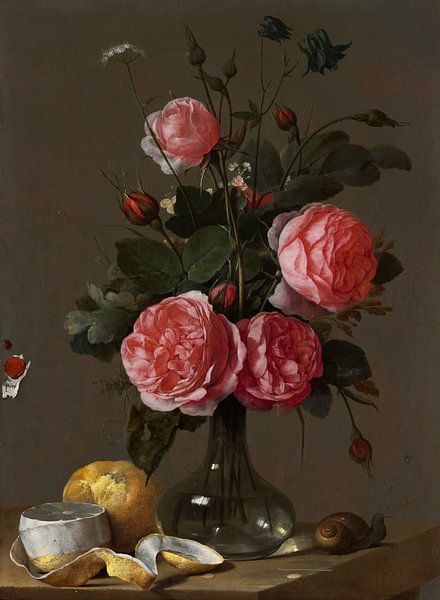Floral Still Life, Cornelis de Heem by Masterful Masters
