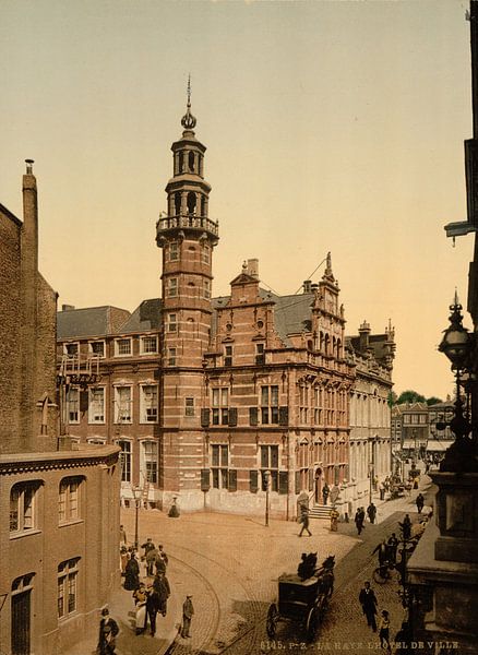 Stadhuis Den Haag von Vintage Afbeeldingen