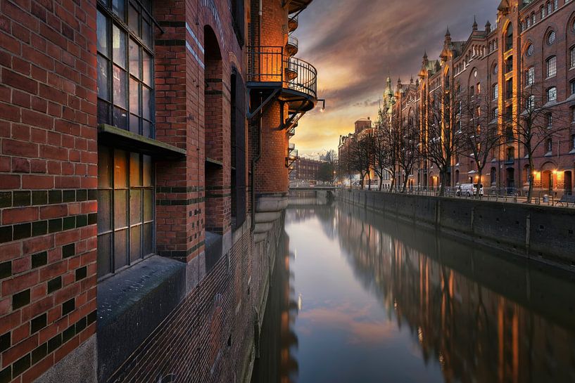Speicherstadt view by Dekorative Hamburg Fotos