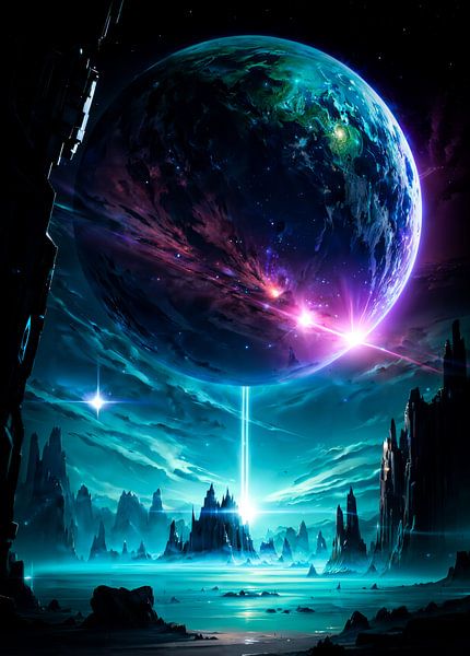 Fantaisie Terre Espace par Ruzerin