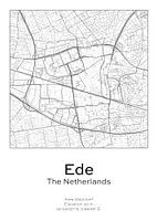 Stads kaart - Nederland - Ede