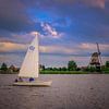 Sailing on the Langweerder Wielen by Sander Peters