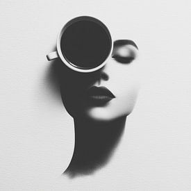 One Eye Open (Until Coffee) by PixelMint.