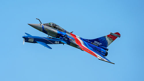 Caudron C-460 Rafale en Rafale Solo Display Team.