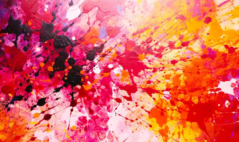 Dynamisch abstract van Virgil Quinn - Decorative Arts
