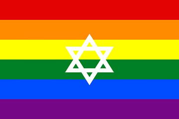 Israël LGBT-vlag van Art Kingdom