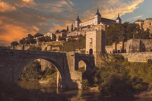 Toledo at sunset by André Scherpenberg