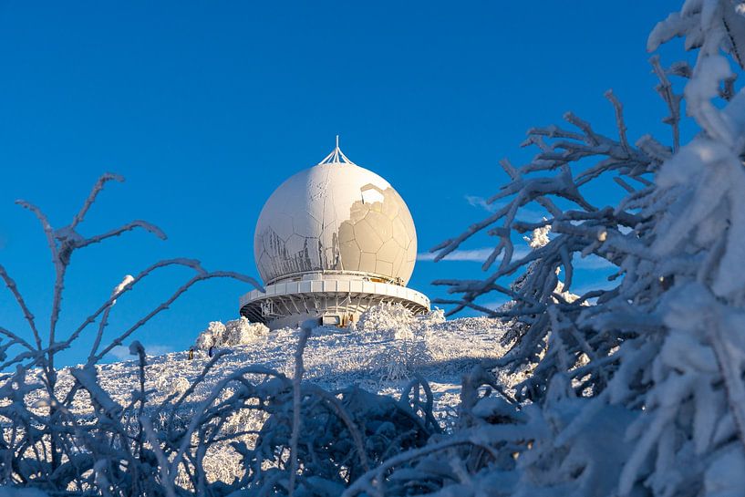 Winterlandschaft auf der Wasserkuppe/Rhön von Holger W. Spieker