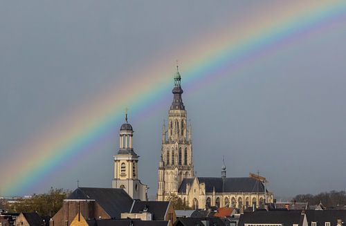 Ligne d'horizon de Breda - Grande église sur I Love Breda