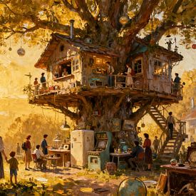 Creativiteit onder bladeren van Kristin M