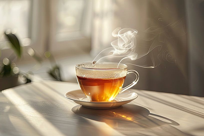 Tasse heißer Tee von Egon Zitter