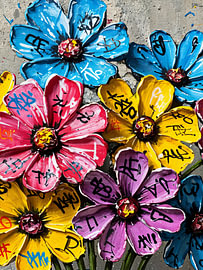 Mister Artsy Graffiti Flowers Nr. 9