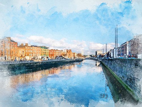 Dublinse aquarelkunst #Dublin