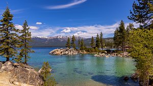 Sand Harbor in der Nähe des Lake Tahoe, Vereinigte Staaten