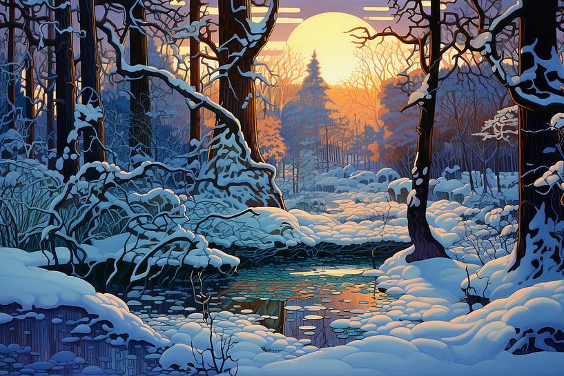Winter Forest by Ariadna de Raadt-Goldberg