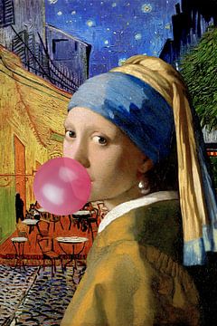Meisje met de Bubble op het Terras van Bianca ter Riet