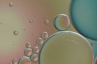 Drops | oil on water