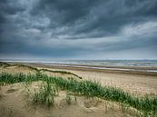 Sur la plage près de Katwijk aan Zee par Peet Romijn Aperçu