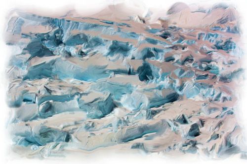 Abstract blauw grijs roze