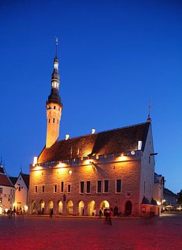 Hôtel de ville, vieille ville, Tallinn, Estonie
