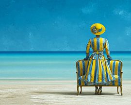 De Rug Gekeerd | Symbolische strandtafreel van Karina Brouwer