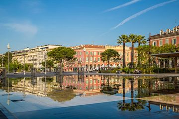 NIZZA Miroir d'eau  von Melanie Viola