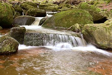 De rivier de Ilse in het Harz Nationaal Park van Heiko Kueverling