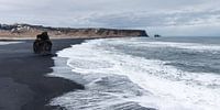 Black Sand Beach bij  Vik, IJsland