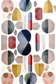 Abstraktes Aquarellmuster von cartissi