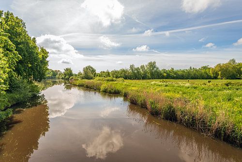Holländischer Fluss Mark im Frühling