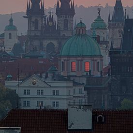 Prague - Sunrise over the Old Town by t.ART