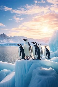 Pinguïns in het noordpoolgebied van Kimmisophiee