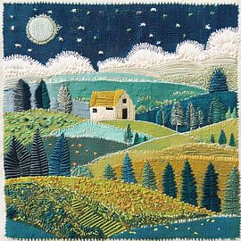 Featuring sashiko embroidery and wabi-sabi aesthetics