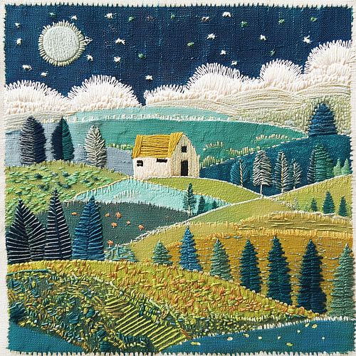 Met sashiko borduurwerk en wabi-sabi esthetiek