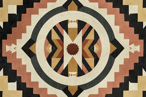 Œuvre d'art moderne boho