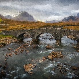 Landscape Scotland by Digitale Schilderijen