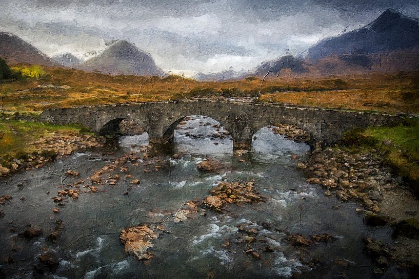 Landscape Scotland by Digitale Schilderijen