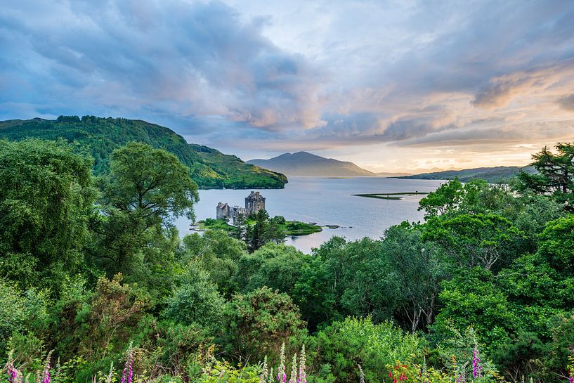 Eilean Donan Castle Schotland van Lex van Doorn