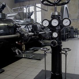 Steam engine at work von Saskia Vader