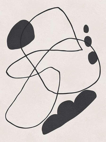 Expressionist shapes and lines 5 by Vitor Costa