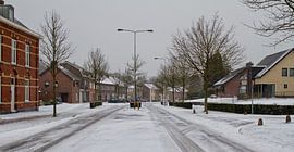 Rolduckerweg Simpelveld in de Sneeuw von John Kreukniet